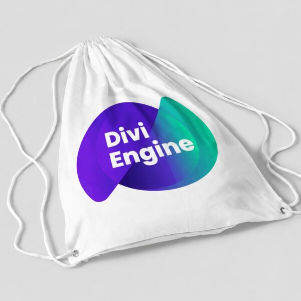 Divi Engine String Bag (Big Logo)
