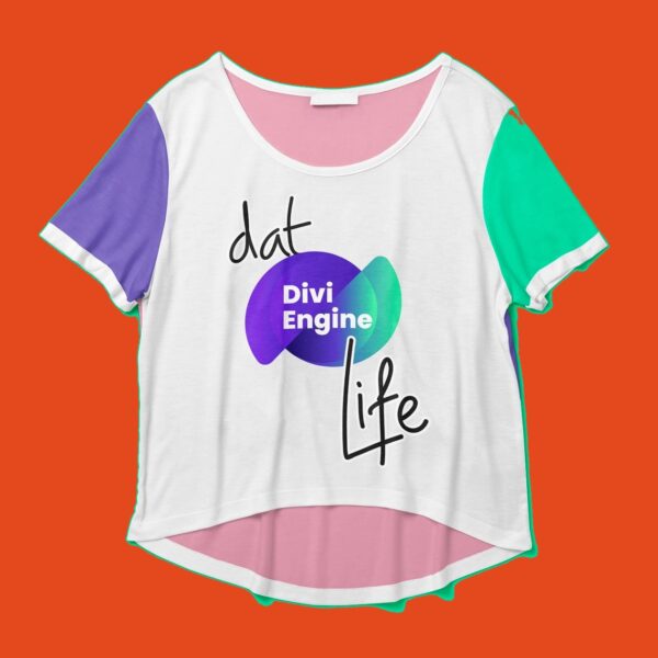 Dat Divi Engine Life Crop-top (3-Tone)